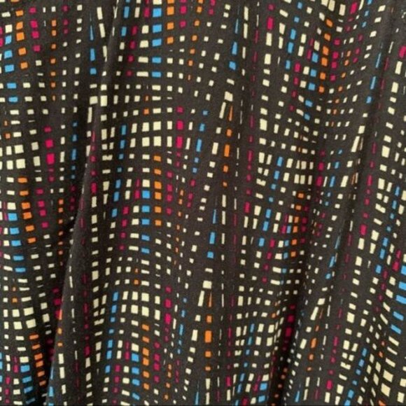 KAVU Midi Simone Summer Dress Pockets! Colourful Electric Grid Plaid NEW! - Picture 8 of 9
